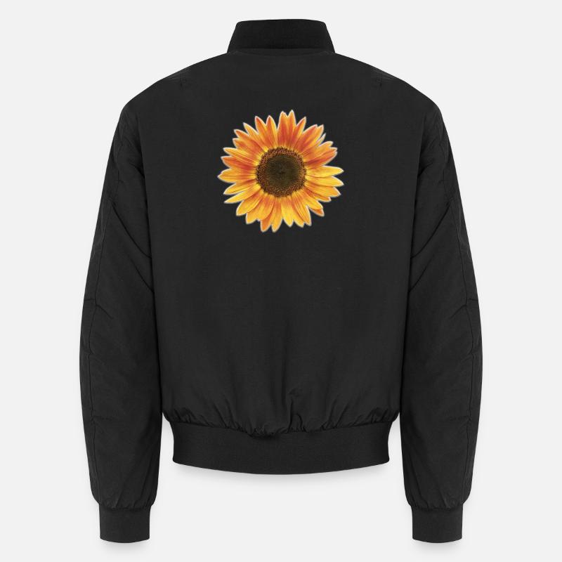 Sonnenblume Unisex Bomberjacke
