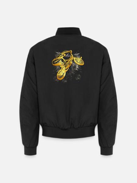 BMX Fahrrad | BMX Rad | BMX Fahrer | Geschenkidee - Unisex Bomberjacke - Schwarz