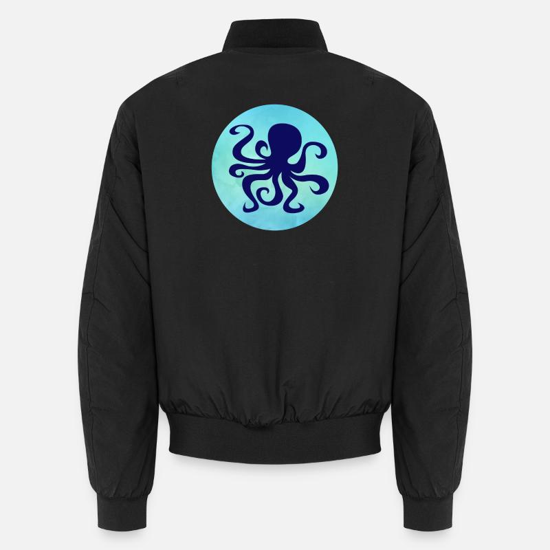 Octopus Octopus Octopus Sea Ocean Summer Unisex Bomber Jacket