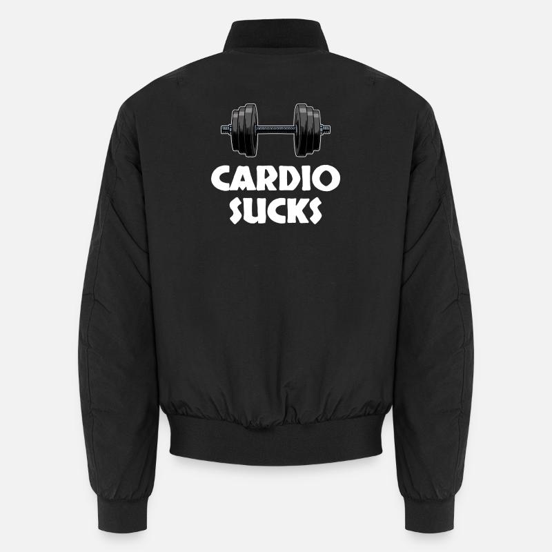 Musculation musculation musculation musculation - Bomber unisexe - noir