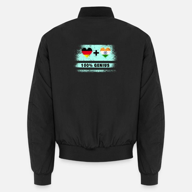 Germany and India 100% awesome / gift Unisex Bomber Jacket
