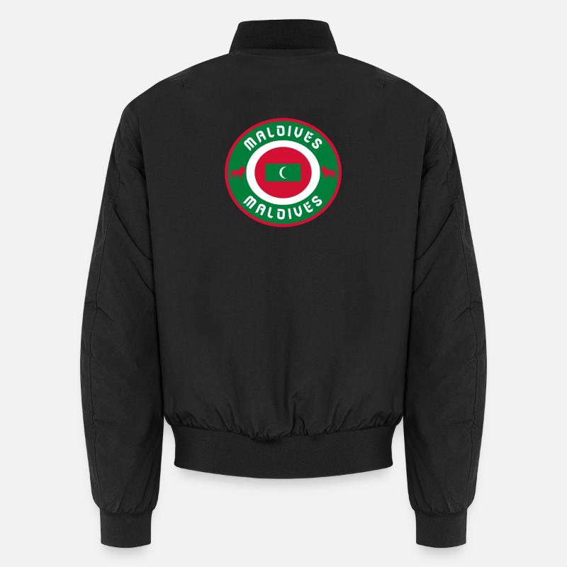 Maldives Circle / Gift Idea - Unisex Bomber Jacket - black