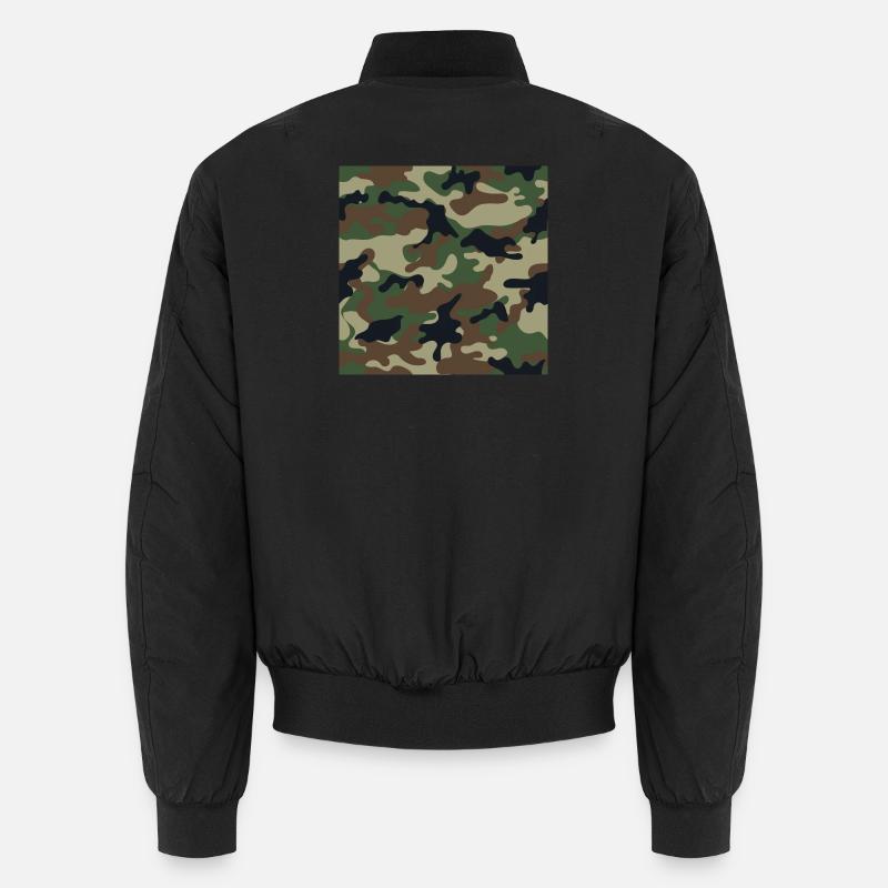Tapezierte traditionale Tarnmuster Unisex Bomberjacke