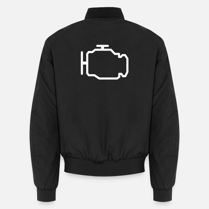 Engine - Unisex Bomber Jacket - black