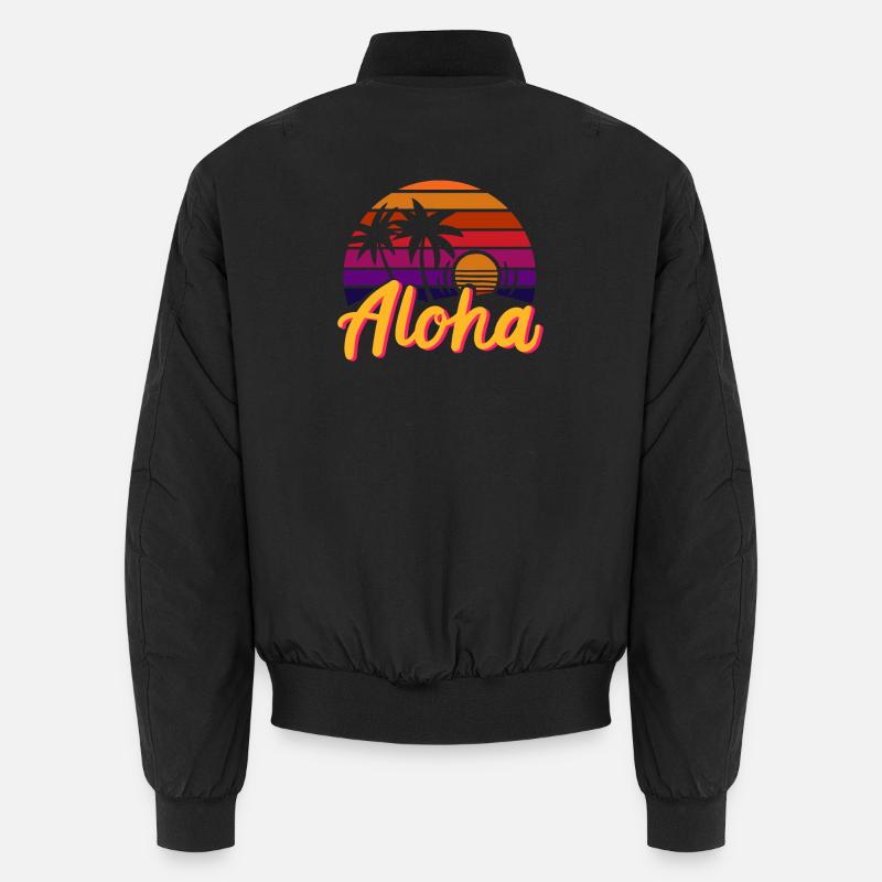 Hawaï Été Aloha Bomber unisexe