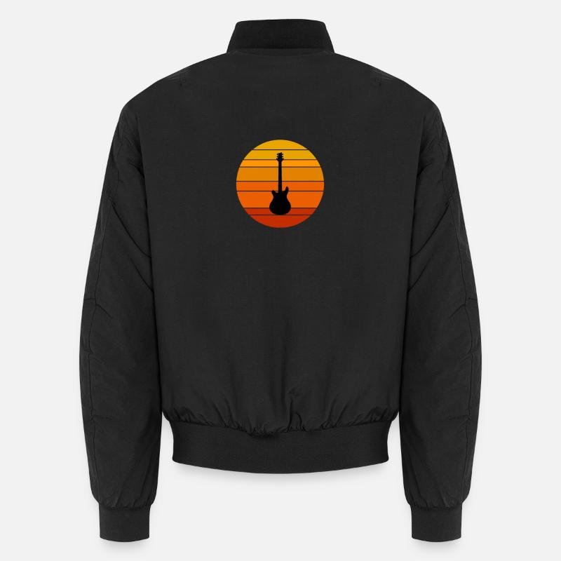 Music Guitar - Bomber unisexe - noir