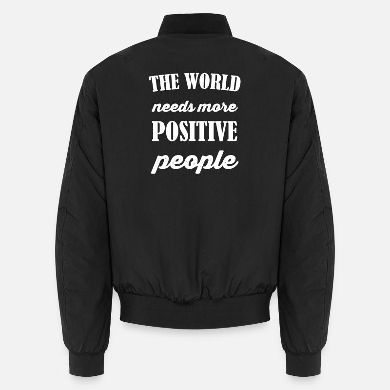 Motto - Unisex Bomber Jacket - black