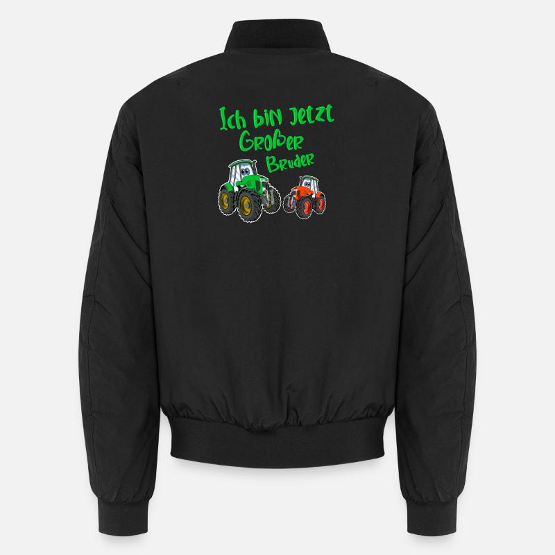 Ich Bin Jetzt Großer Bruder Traktor Unisex Bomberjacke