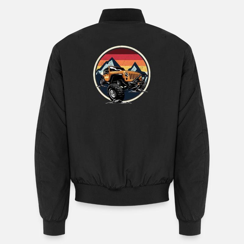 Jeep tout-terrain de Sunset Ridge - Bomber unisexe - noir
