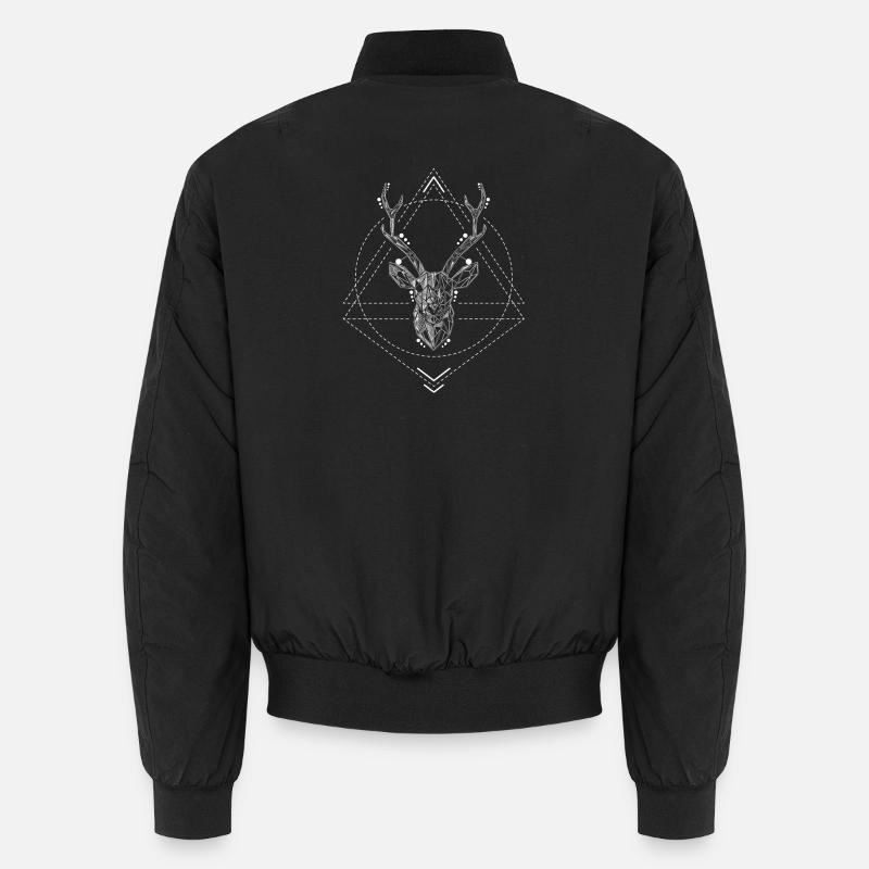 Hirsch Unisex Bomberjacke