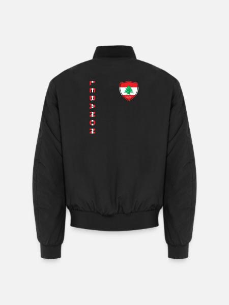 Libanon Beirut Libanese Libanesin Libanesisch LBN - Unisex Bomberjacke - Schwarz