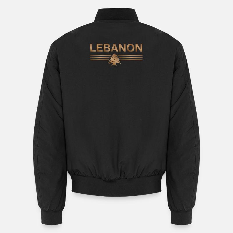 Libanon Beirut Libanese Libanesin Libanesisch LBN - Unisex Bomberjacke - Schwarz