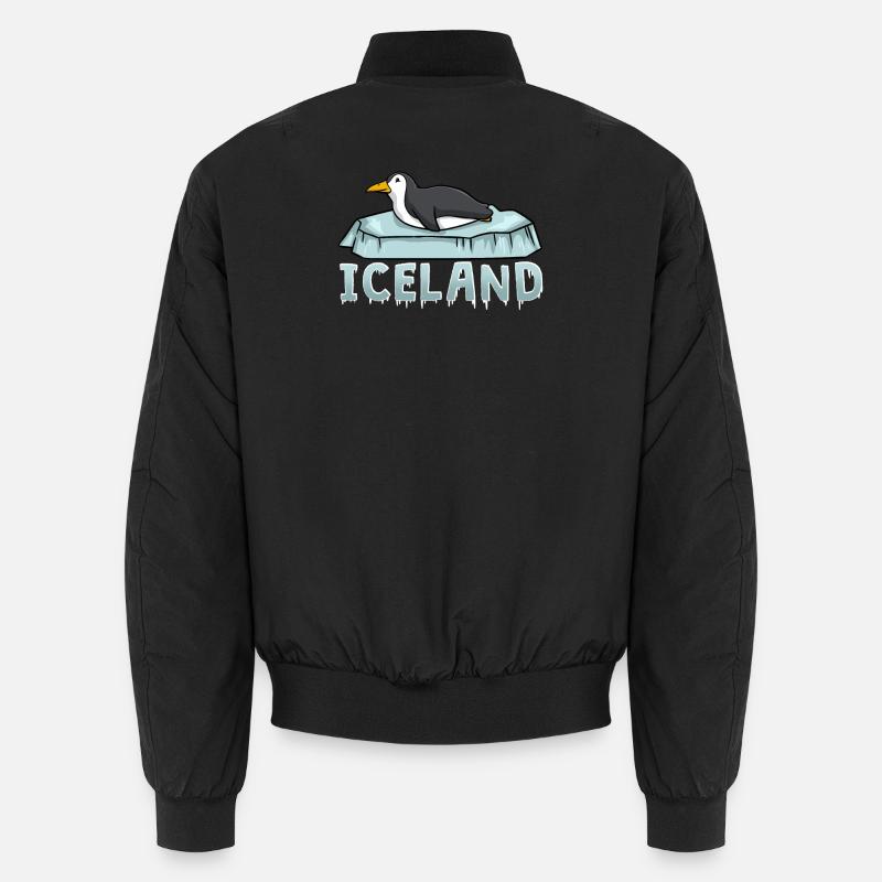 Macareux d’Islande - Bomber unisexe - noir
