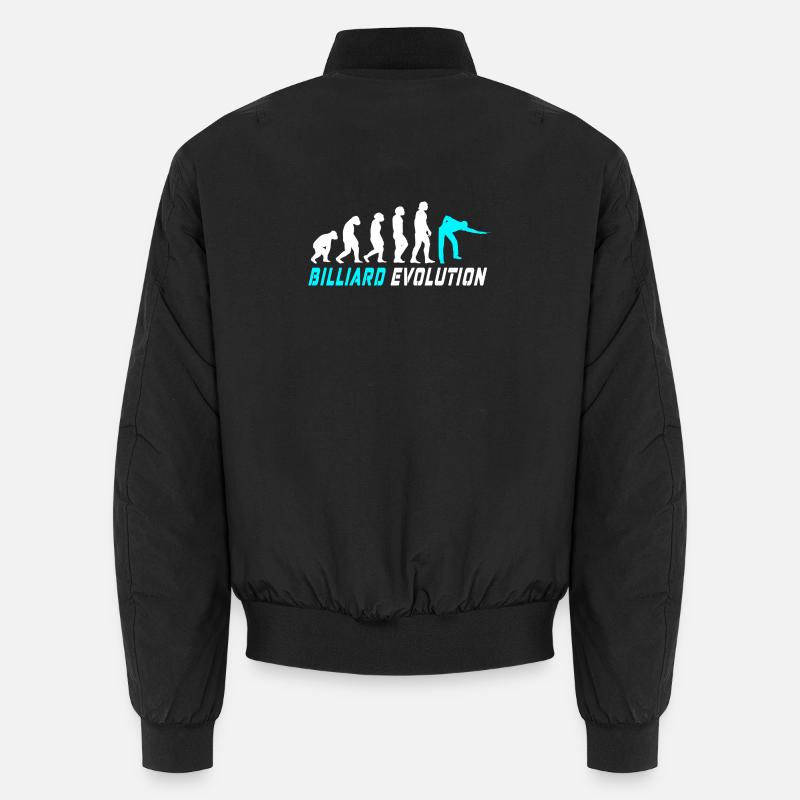 Billiard evolution design / gift idea Unisex Bomber Jacket
