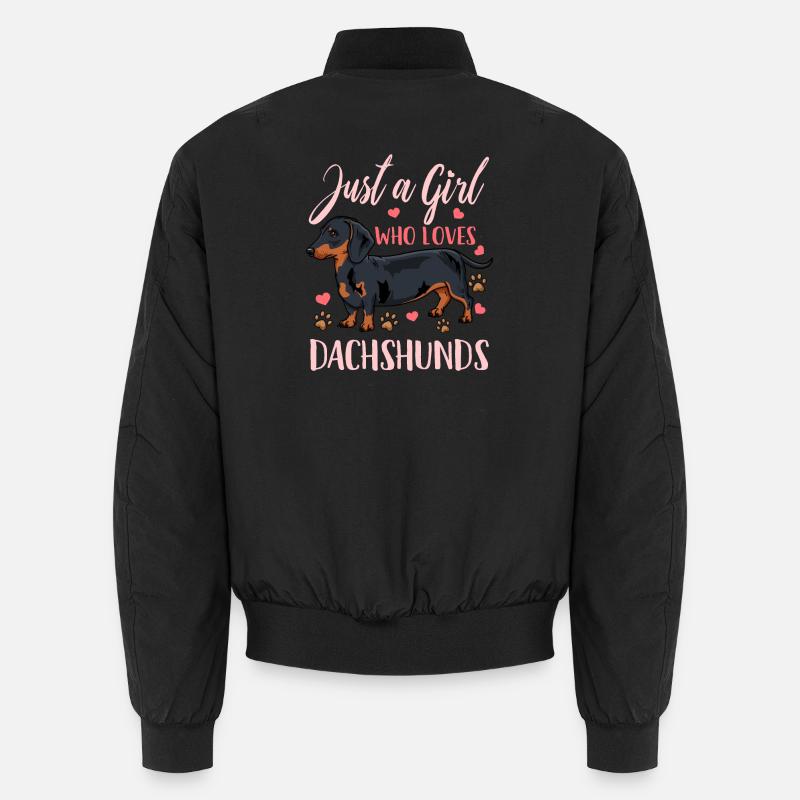 Dackel Dachshund Unisex Bomberjacke