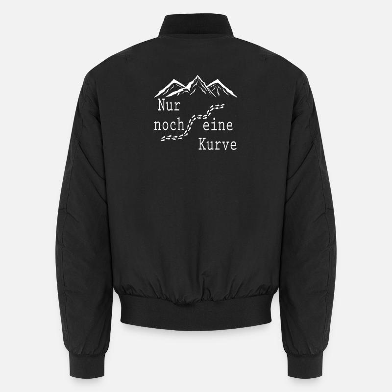 Nur noch eine Kurve Unisex Bomberjacke