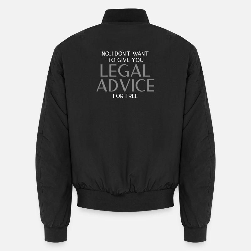 Conseils juridiques d'avocat Bomber unisexe