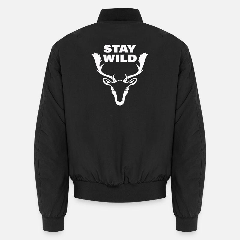STAY WILD Unisex Bomberjacke
