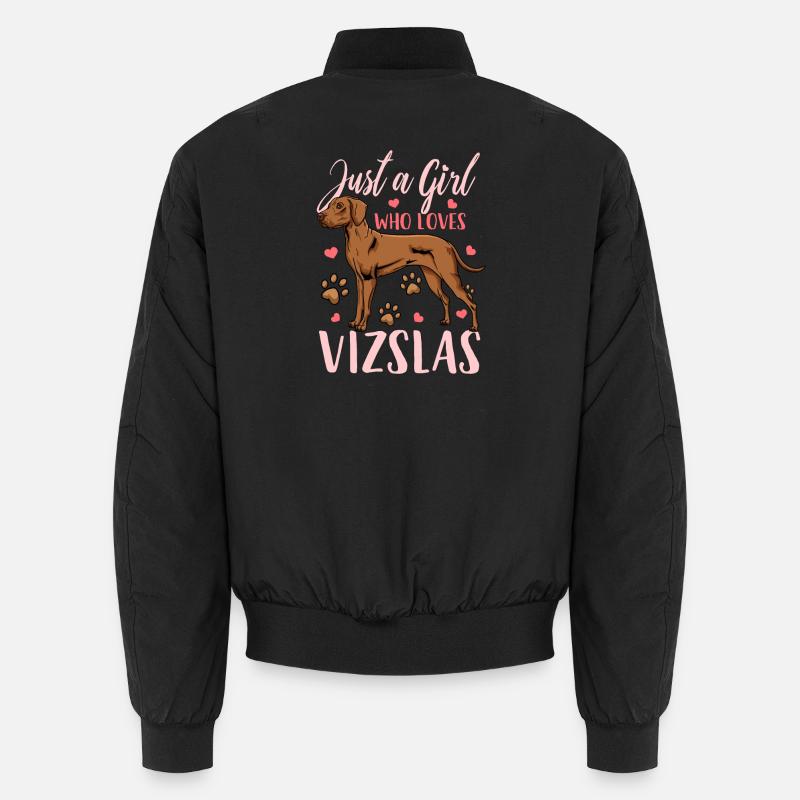 Vizsla - Unisex Bomber Jacket - black