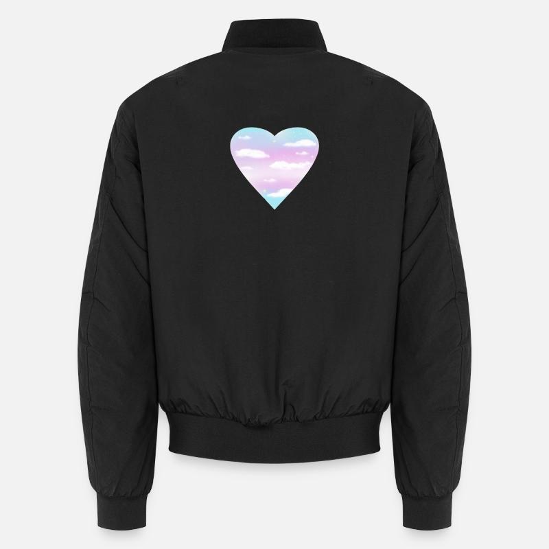 Cœur trans Bomber unisexe
