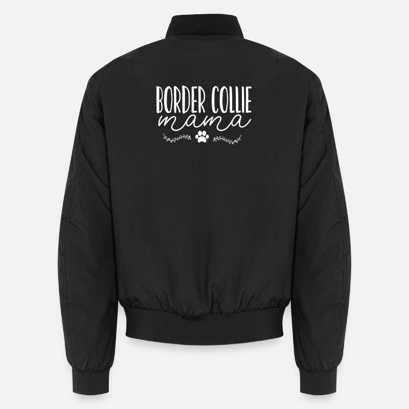 Border Collie - Bomber unisexe - noir