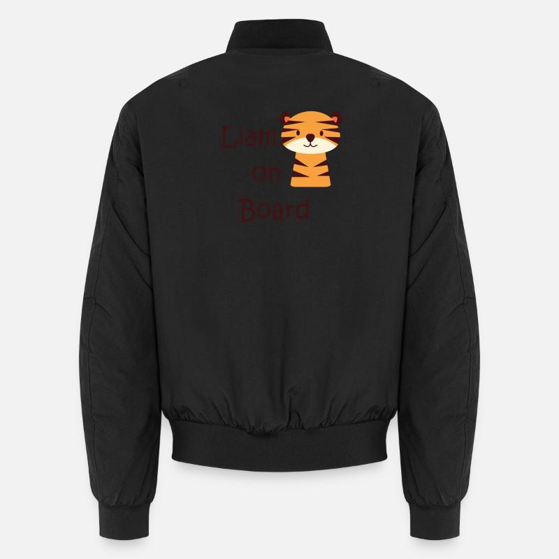 Liam on board - Bomber unisexe - noir