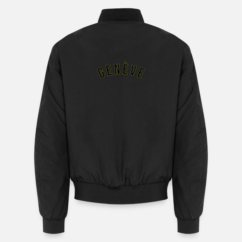 Genève - Bomber unisexe - noir