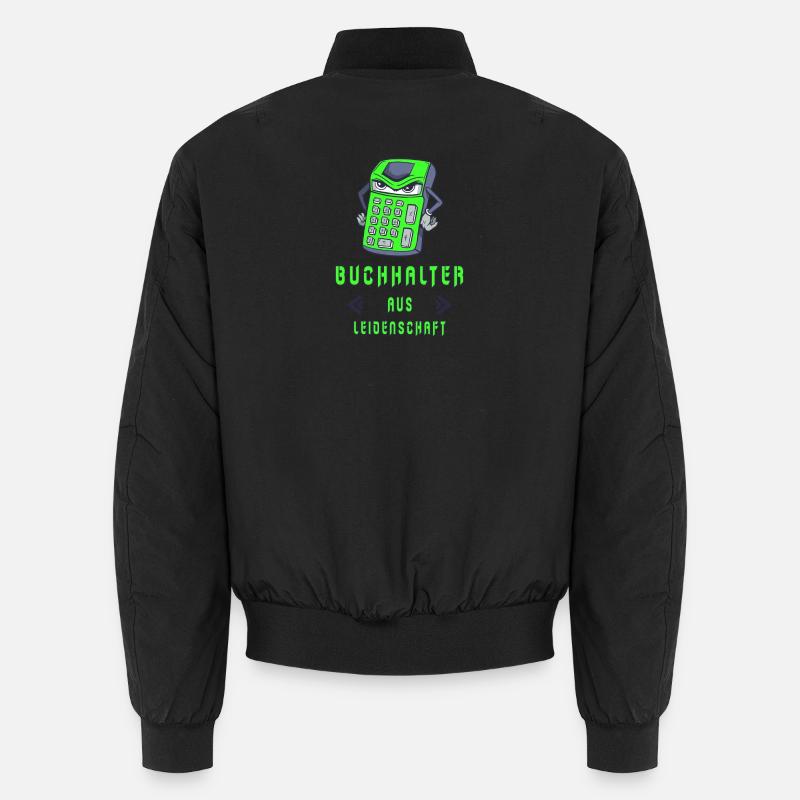 Buchhalter aus Leidenschaft Design / Geschenk Unisex Bomberjacke