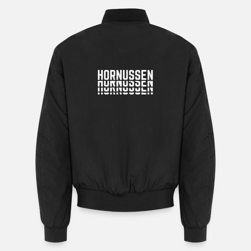 Hornussen - Unisex Bomberjacke - Schwarz