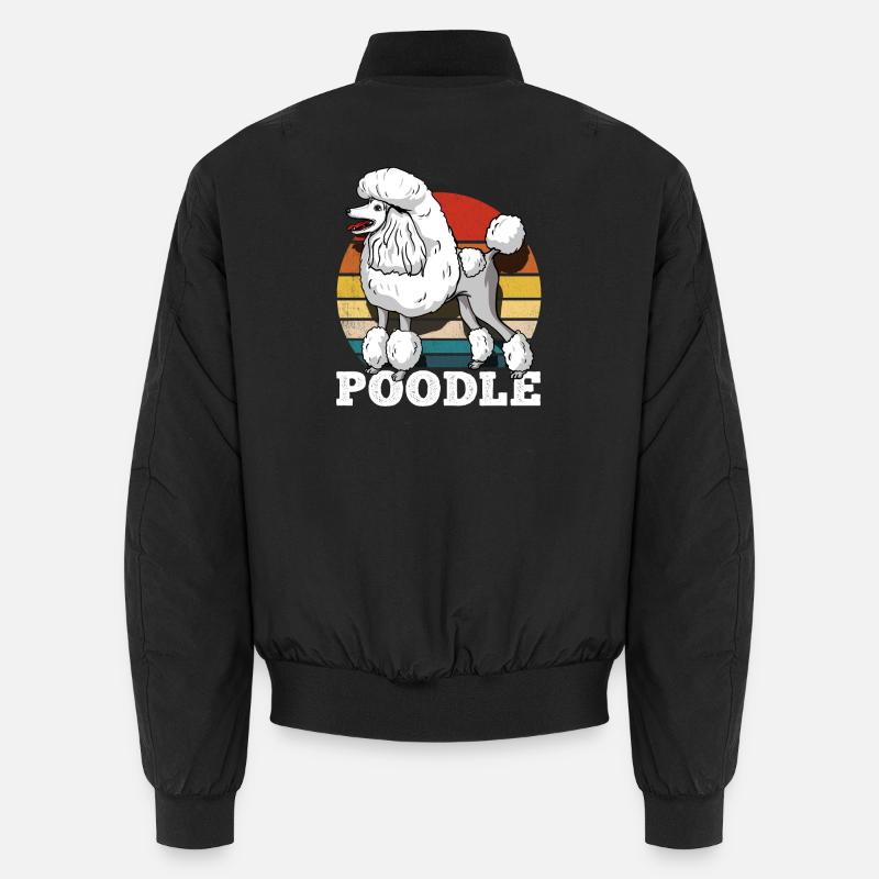 Retro Pudel Unisex Bomberjacke