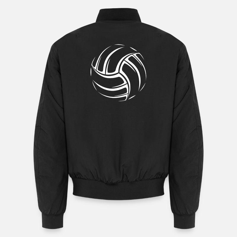 volleyball drawing icon illustration icon Unisex Bomber Jacket