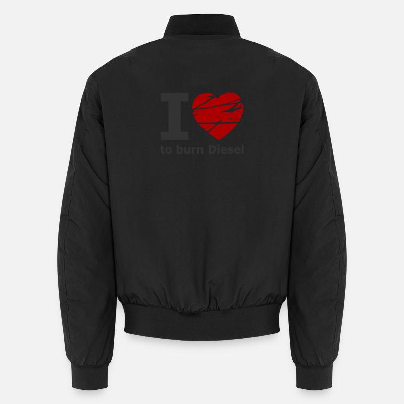 Auto, Diesel und Benzin Unisex Bomberjacke