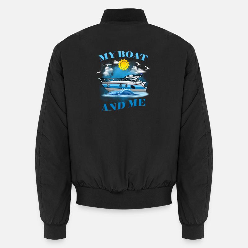 Mon bateau et moi - Bomber unisexe - noir
