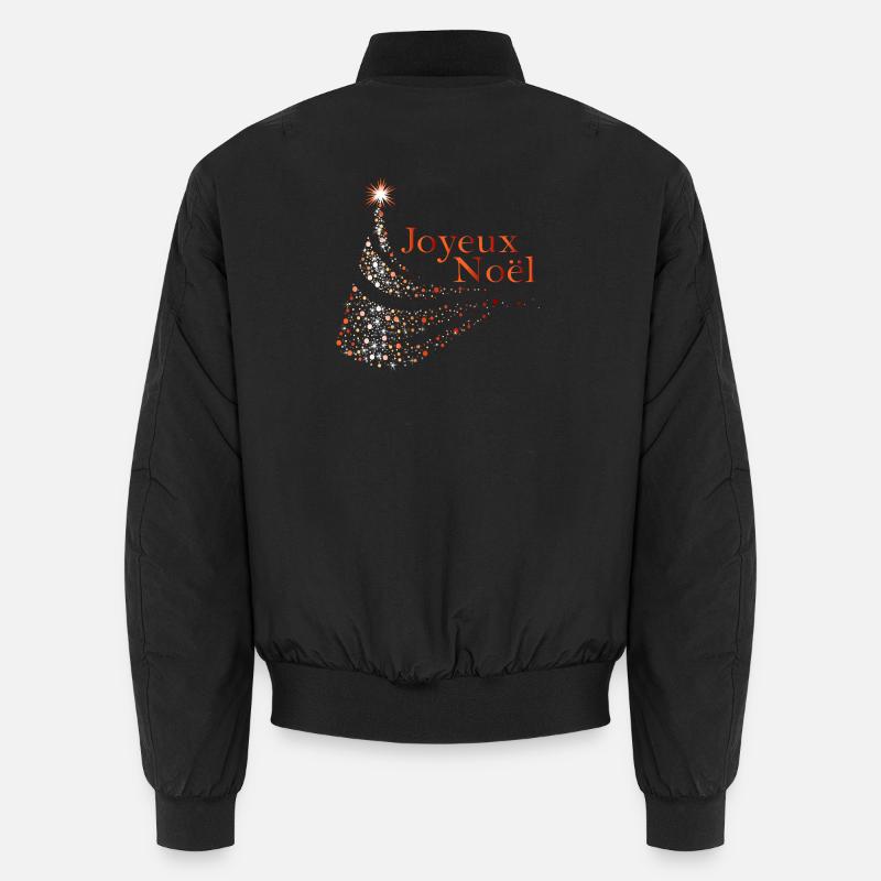 Joyeux Noël Dots Étincelants - Bomber unisexe - noir