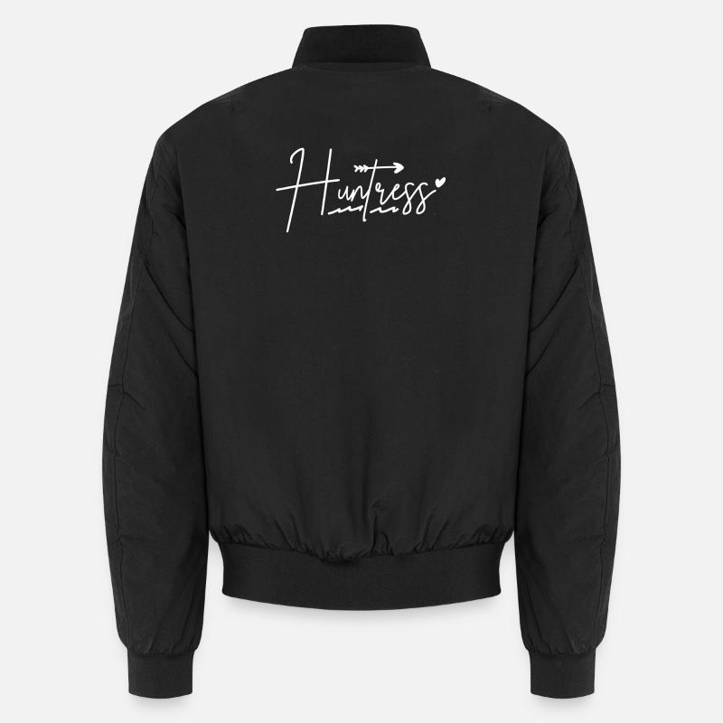 Chasseresse w - Bomber unisexe - noir