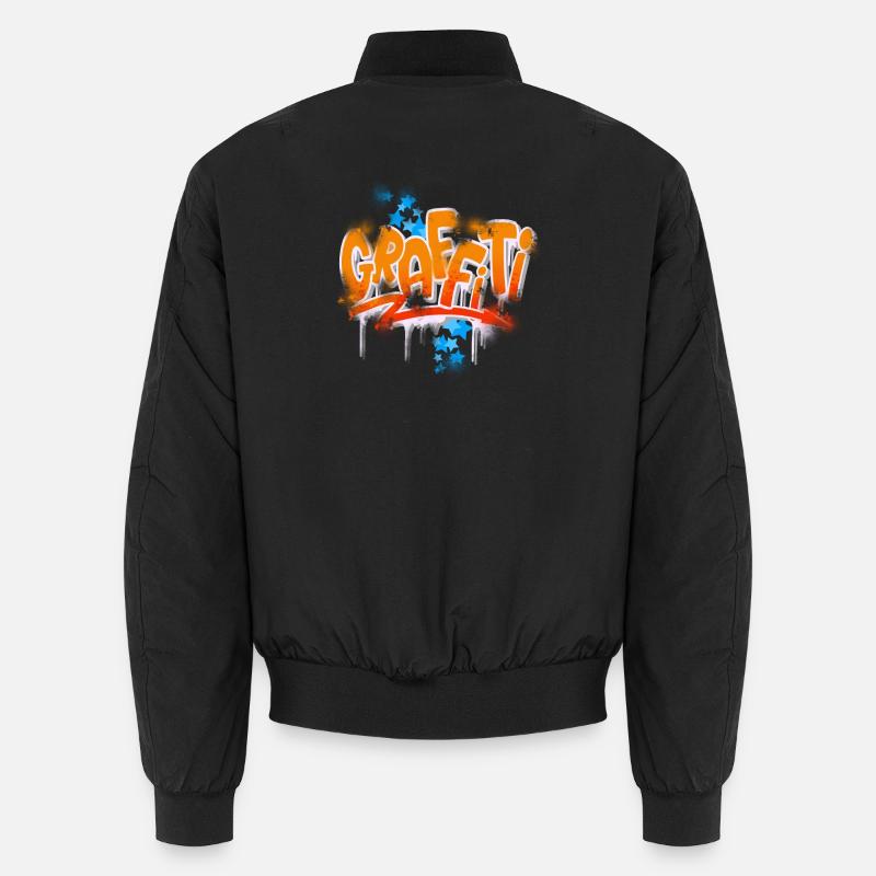 graffiti - Bomber unisexe - noir