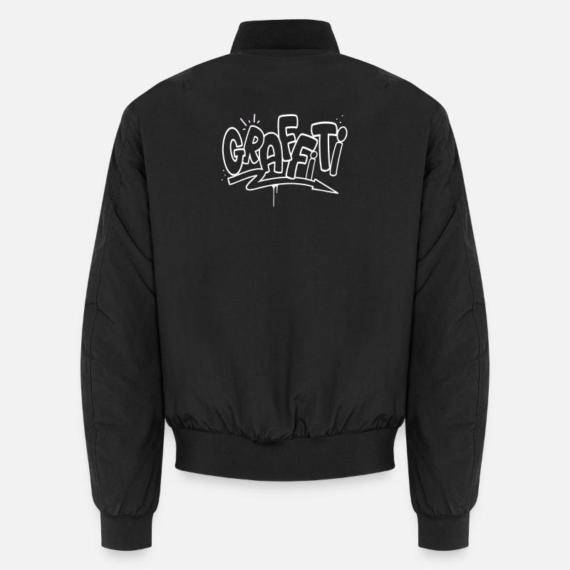 graffiti - Bomber unisexe - noir