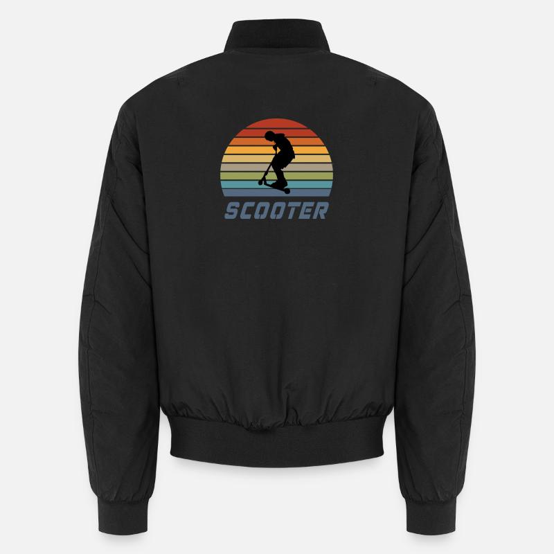 Scooter Vintage Design / Geschenkidee Unisex Bomberjacke