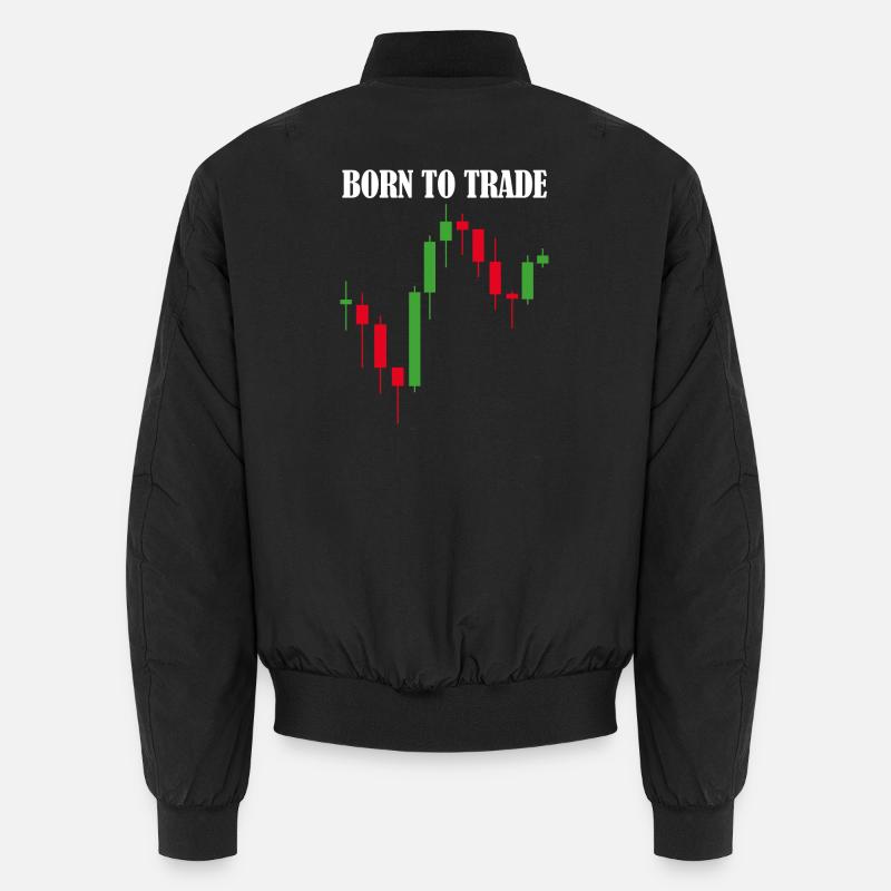Né pour trader trading à la Bourse Bomber unisexe