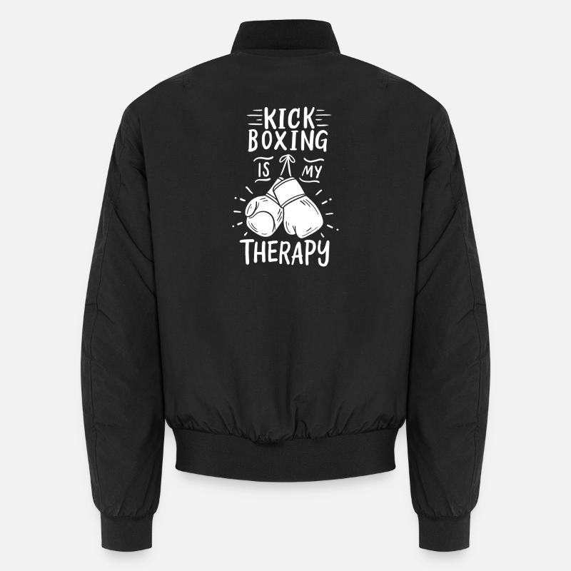 Kickboxen Kickboxer - Unisex Bomberjacke - Schwarz