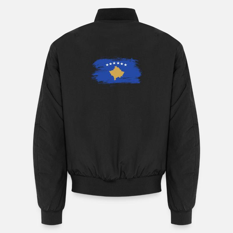 Kosovo flag design / gift idea Unisex Bomber Jacket
