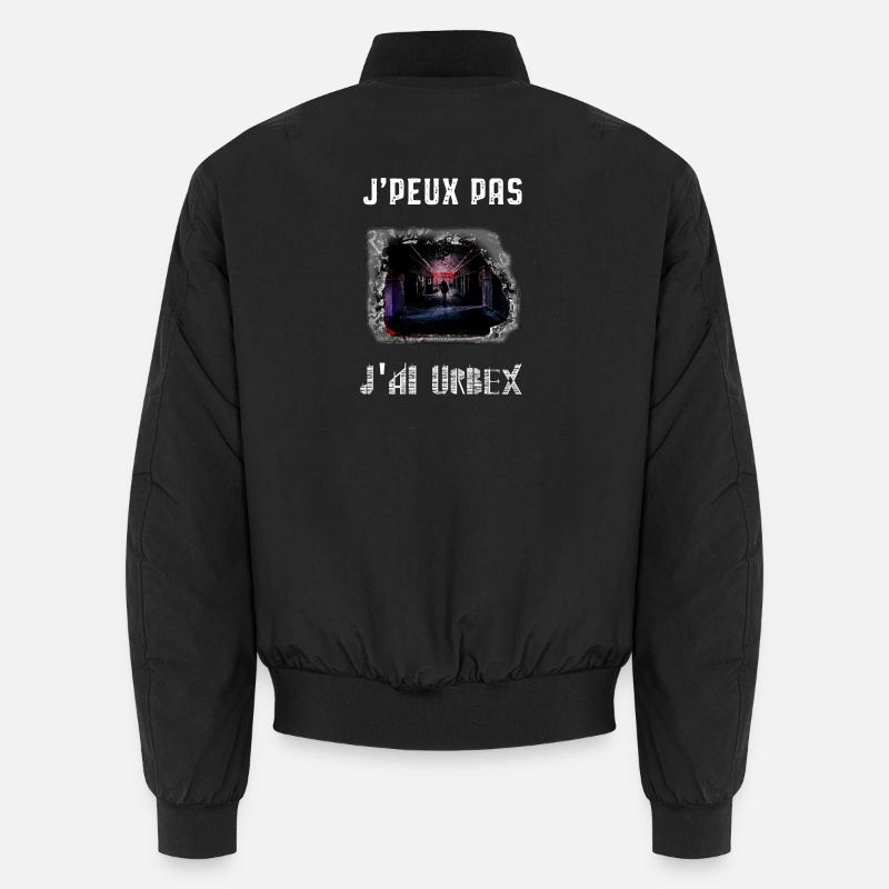 J’ai Urbex: J’peux pas - Bomber unisexe - noir