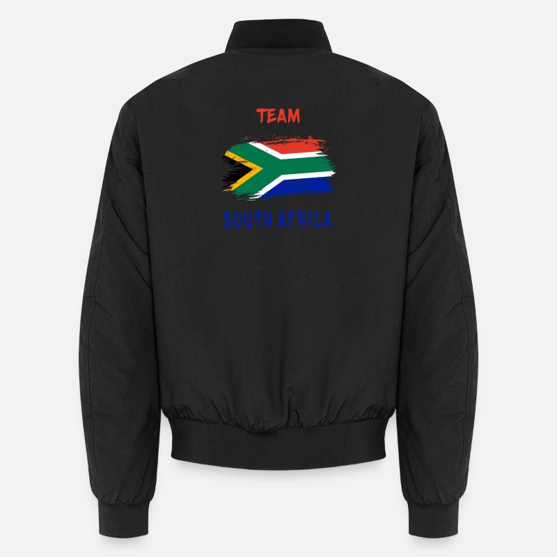 Team Afrique du Sud drapeaux design Bomber unisexe