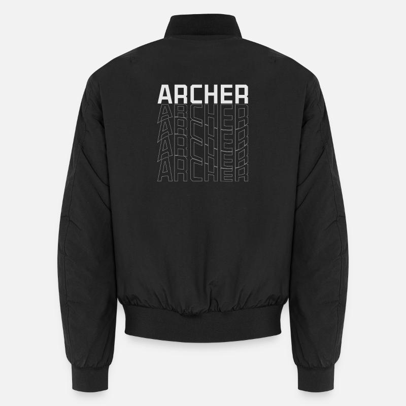 Lettrage de la grille Archer Bomber unisexe