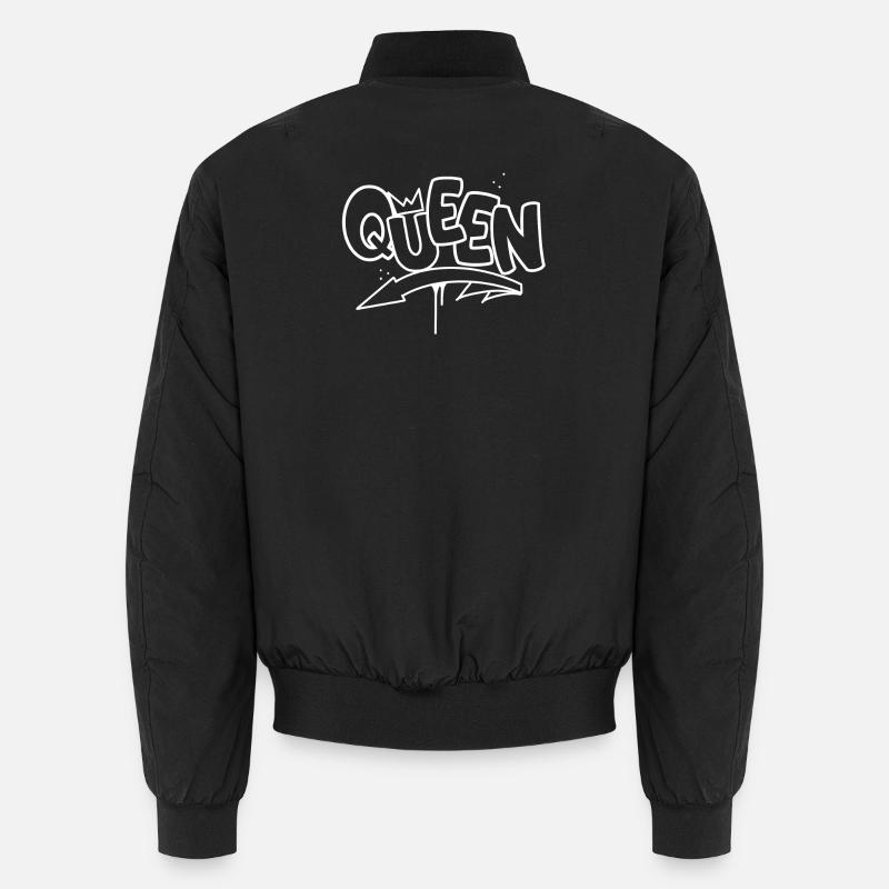 Queen Graffiti - Bomber unisexe - noir