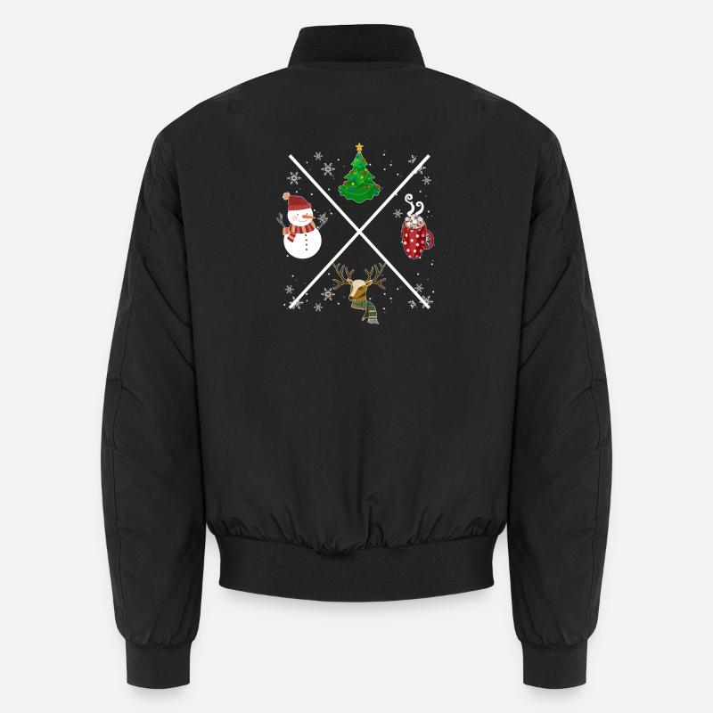 Noël X - Bomber unisexe - noir