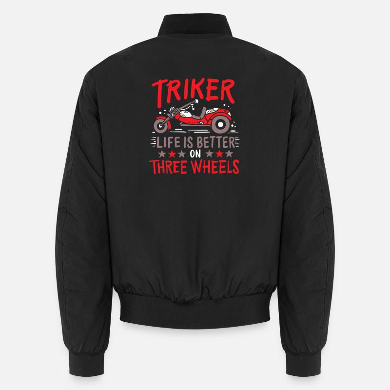 Triker Trike Dreirad Unisex Bomberjacke