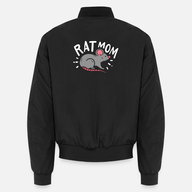 Rat - Unisex Bomber Jacket - black