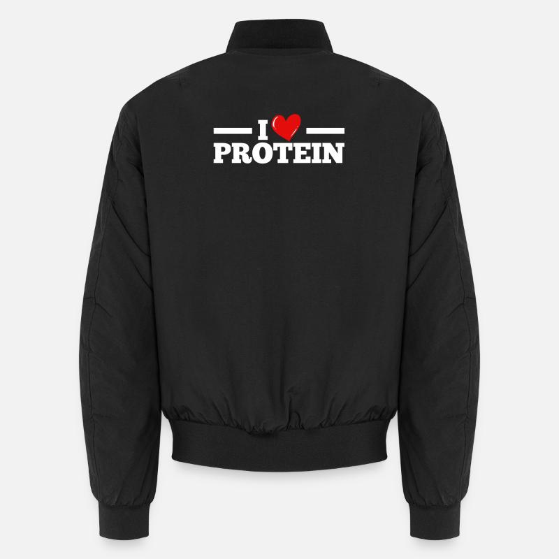 protein - Unisex Bomber Jacket - black