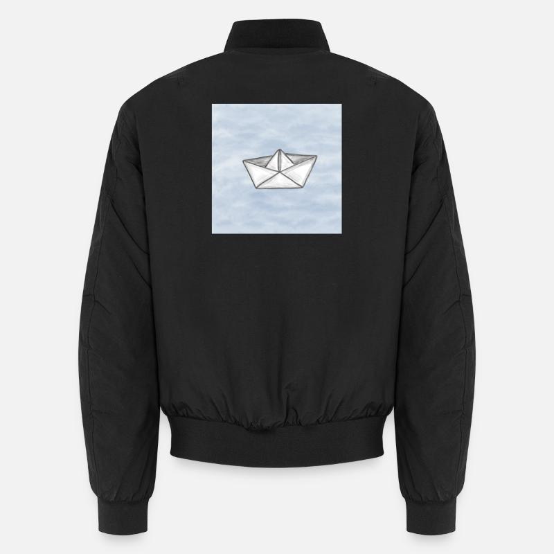 Paper ship Unisex Bomber Jacket